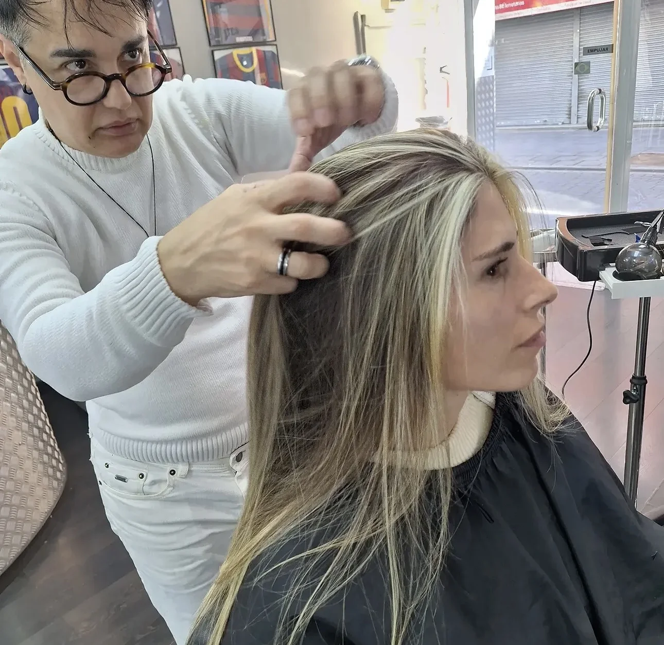 Resultado keratina - pelo perfectamente liso